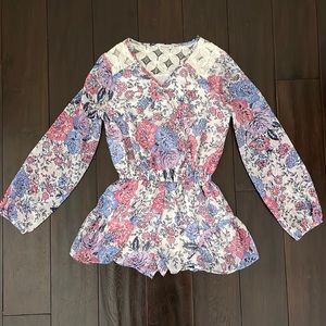 Ella Moss girls floral romper